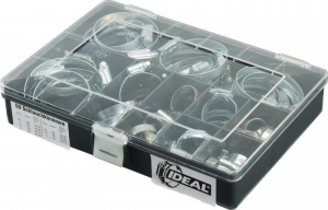 Zest.opasek zaciskowych do weza W1 9mm,posort. wg kolorow IDEAL-Schlemper