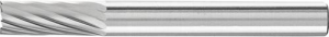 Frez trzpieniowy cylindr,z uzeb.czolowym 1225, 3 6mm 12x25mm ze stopow tward. Pferd