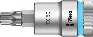 Nasadka wktetakowa 1/2z funkcja przytrzym. do srub z lbem z gniazdemTORX 50x60mm Wera