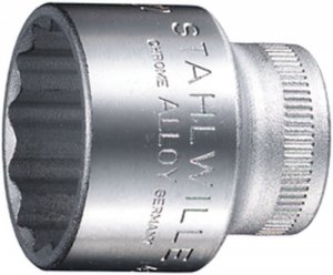 Nasadka 3/8 13mm, 12-kątna, krótka STAHLWILLE