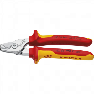 Nożyce do kabli, VDE, 160mm, 95 16 160, KNIPEX