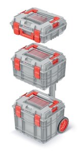Zestaw skrzyń narzędziowych C BLOCK COOL GREY ALU LOG KXCAS454085 Kistenberg