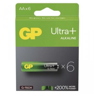GP Bateria alkaliczna ULTRA PLUS AA (LR6) 6PP