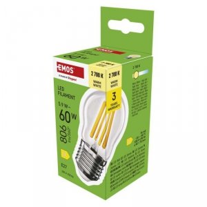 Żarówka LED Filament Mini Globe / E27 / 5,9 W (60 W) / 806 lm /ciepła biel
