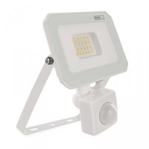 Naświetlacz LED SIMPO 20W, z czujn. PIR, biały, neutralna biel
