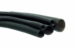 Rura karbowana samochodowa rozcięta czarna 32/25mm G.6155RP Pawbol (50mb)