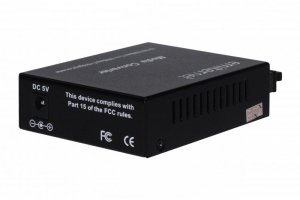 Konwerter światłowodowy WDM Ethernet 10/100/1000 Mbps RJ45/1xSC SM 9/125 (Tx 1550nm / Rx 1310nm) 20km