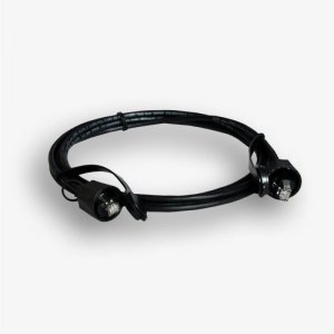 Kabel krosowy przemysłowy EmiterNet FTP kat.6 czarny 2m