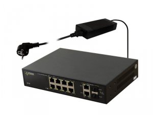 Switch 8 portowy 8xPoE 2xSFP 2xUplink
