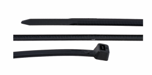 Opaska kablowa 200/3,6mm, czarna, 100szt, H.7257B, Pawbol