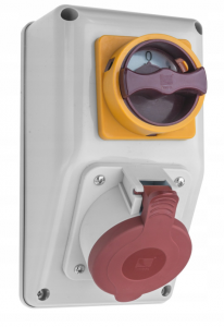 Rozdzielnica R-BOX KOMPAKT: 1x32A/5P, 1xL/P 40A, 400V, IP44, B.325/LP, Pawbol