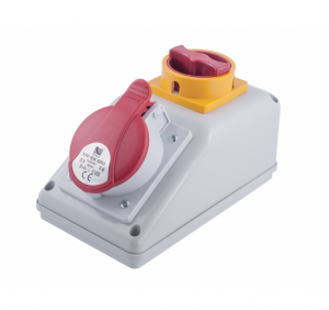 Rozdzielnica R-BOX KOMPAKT: 1x16A/5P, 1x0/1 25A, 400V, IP44, B.165/01, Pawbol