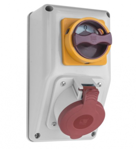 Rozdzielnica R-BOX KOMPAKT: 1x32A/5P, 1x0/1 40A, 400V, IP44, B.325/01, Pawbol