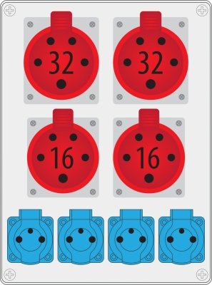 Rozdzielnica budowlana B.18.341