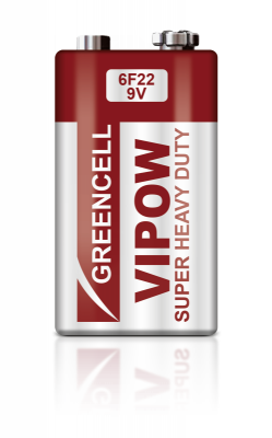 Baterie cynkowo węglowe VIPOW 6F22