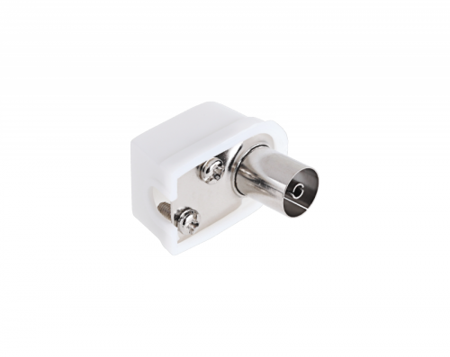 Gniazdo antenowe TV na kabel kątowe małe Cabletech
