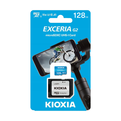 Karta pamięci microSD 128 GB UHS-I U1 Kioxia z adapterem