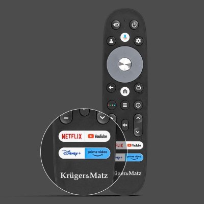 Telewizor Kruger&amp;Matz 55&quot; UHD Google TV  DVB-T2/T/C  H.265  HEVC
