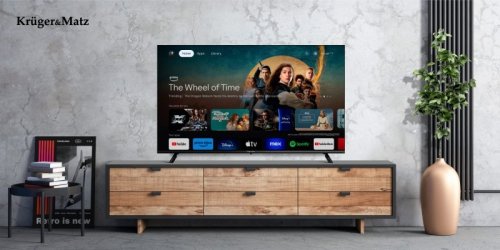 Telewizor Kruger&amp;Matz 55&quot; UHD Google TV  DVB-T2/T/C  H.265  HEVC