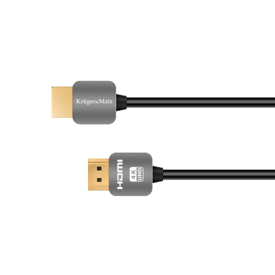 Kabel HDMI - HDMI wtyk-wtyk (A-A) 1.8m Kruger&amp;Matz 4K