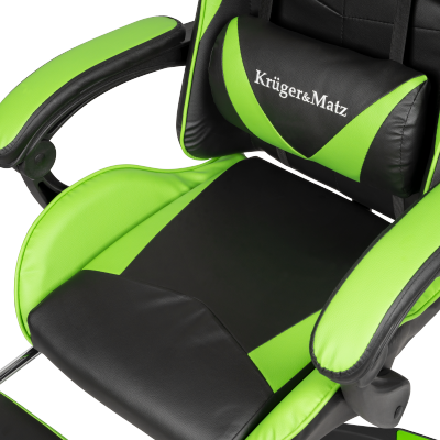 Fotel gamingowy Kruger&amp;Matz GX-150 Czarno-zielony
