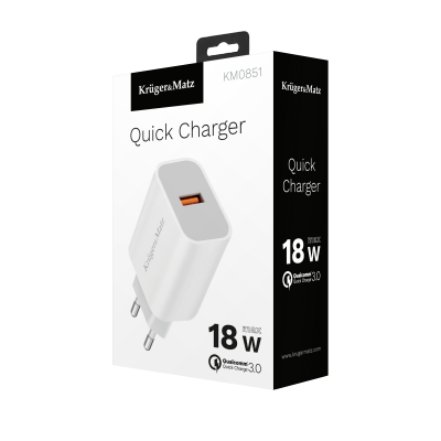 Ładowarka sieciowa Kruger&amp;Matz z funkcją Quick Charge
