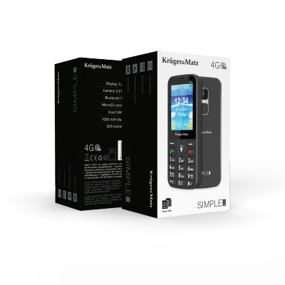 Telefon GSM dla seniora Kruger&Matz Simple 924 4G