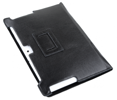 Etui czarne dedykowane do Samsung Galaxy Tab P5100 (skóra naturalna)