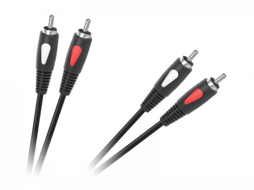 Kabel 2RCA-2RCA 1.0m Cabletech Eco-Line
