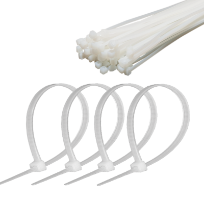 Opaska zaciskowa 7,2 mm/50 cm biała Cabletech 50szt.