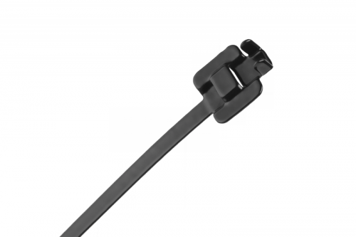 Opaska zaciskowa stalowa z powłoką nylonową  23cm. x 6.3mm
