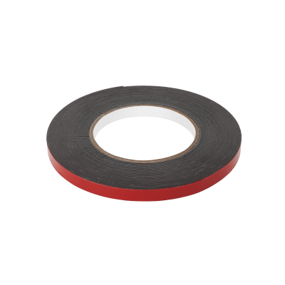 Taśma piankowa dwustronna REBEL (1 mm x 10 mm x 10 m) czarna
