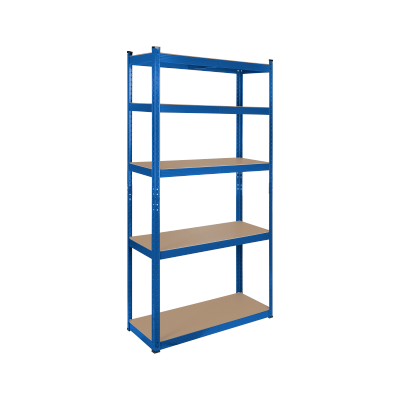 Regał metalowy magazynowy 180x90x40 niebieski  Rebel RB-1251BL