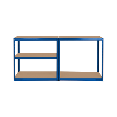 Regał metalowy magazynowy 180x90x40 niebieski  Rebel RB-1251BL