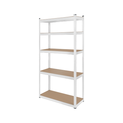 Regał metalowy magazynowy 180x90x40 biały Rebel RB-1251W