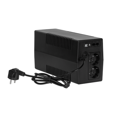 Zasilacz awaryjny komputerowy UPS REBEL model Nanopower Plus 850 ( offline, 850VA / 480W , 230 V , 50Hz , LCD , USB , RJ45 )