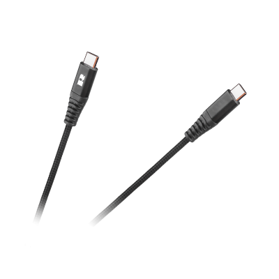 Kabel USB typu C - USB typu C REBEL 100 cm czarny