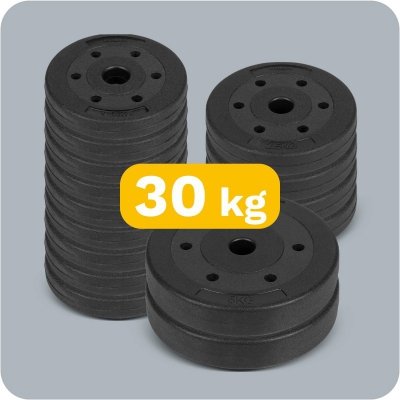 Obciążenie bitumiczne zestaw 30kg ( 8x1.25kg + 4x2.5kg + 2x5kg ), otwór 31mm,  REBEL ACTIVE