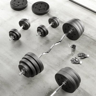 Obciążenie bitumiczne zestaw 30kg ( 8x1.25kg + 4x2.5kg + 2x5kg ), otwór 31mm,  REBEL ACTIVE