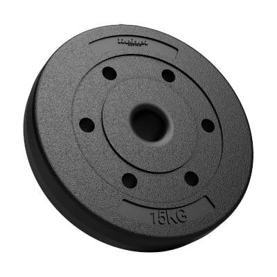 Obciążenie bitumiczne olimpijskie zestaw 2x15kg, otwór 51mm , REBEL ACTIVE