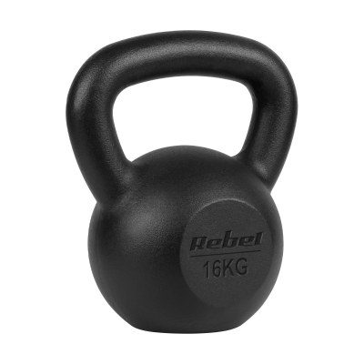Kettlebell żeliwny 14kg, REBEL ACTIVE
