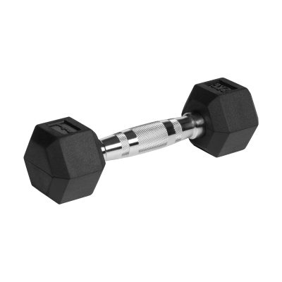 Hantle żeliwne gumowane HEX 2x2 kg REBEL ACTIVE