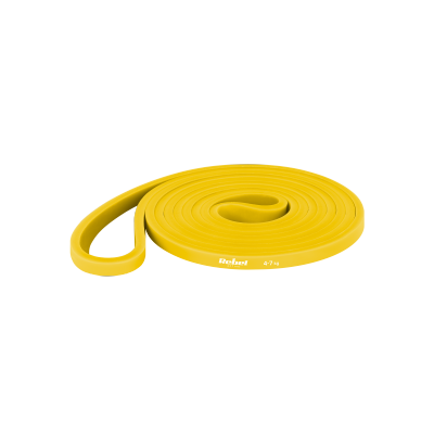 Guma do ćwiczeń lateksowa - Power Band PL-1, żółta 4-7 kg  REBEL ACTIVE