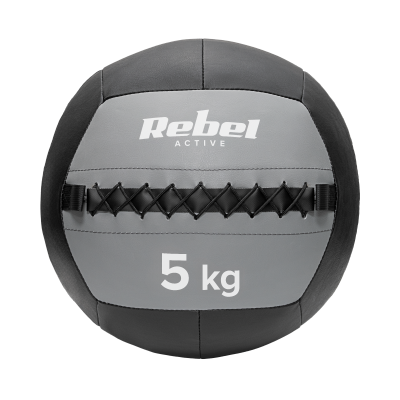 Piłka lekarska do ćwiczeń 5 kg REBEL ACTIVE