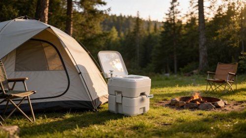 Przenośna toaleta turystyczna 20L / 12L , Rebel Active