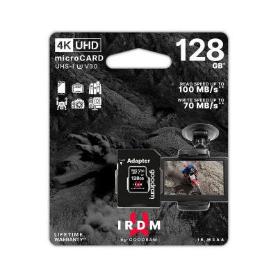 Karta pamięci microSD 128 GB UHS-I U3 Goodram z adapterem