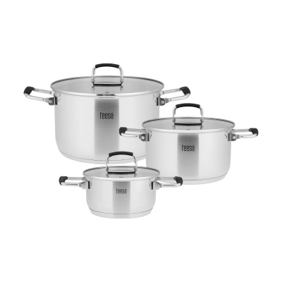 Zestaw garnków 6 elementów TEESA COOK PRIME