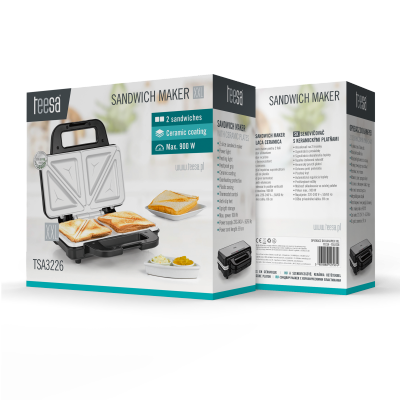 Opiekacz do kanapek , toster , XXL , 900 W