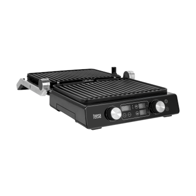 Grill elektryczny TEESA , panini grill , opiekacz, 3 pozycje , wyjmowane wkłady, 2000W