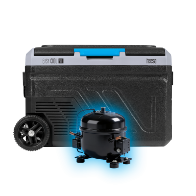 Profesjonalna lodówka turystyczna kompresorowa TEESA z funkcją mrożenia 40L DC12/24 AC 230V możliwość zasilania baterią , duże k